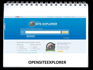 OPENSITEEXPLORER
 
