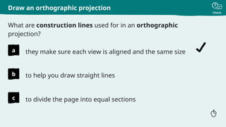 orthographic projections power point slides | PPTX