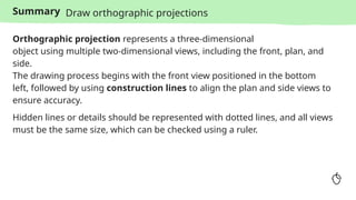 orthographic projections power point slides | PPTX