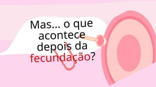 Mas... o que
acontece
depois da
fecundação?
 