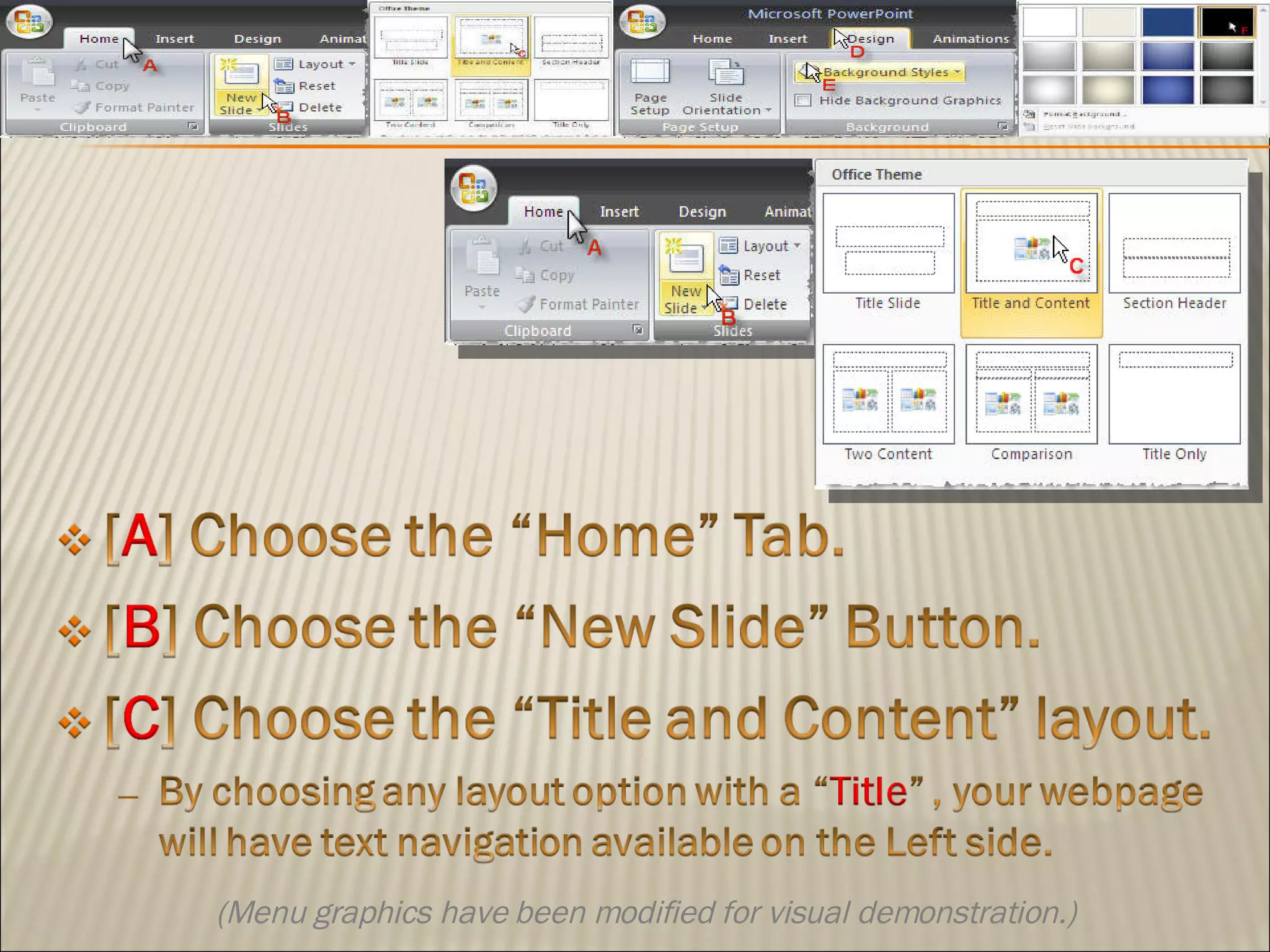 Slide Layout (97 03) | PPT | Technology & Computing