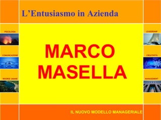 MARCO  MASELLA L’Entusiasmo in Azienda IL NUOVO MODELLO MANAGERIALE PSICOLOGIA LEADERSHIP MANAGEMENT RISORSE UMANE COMUNICAZIONE CREATIVITÀ 