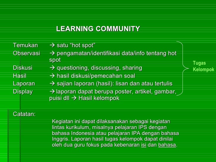 Slide model pembelajaran