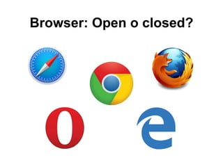 Browser: Open o closed?
 