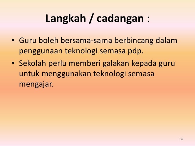 Teknologi Dalam Pembelajaran & Pengajaran da