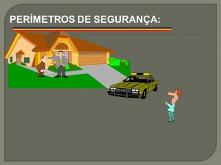 PERÍMETROS DE SEGURANÇA:
 