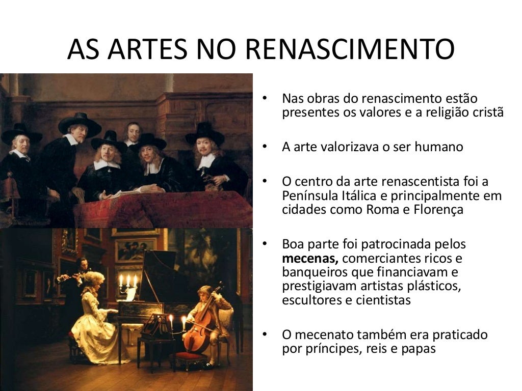 Slide renascimento cultural Slide renascimento cultural