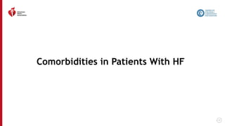 157
Comorbidities in Patients With HF
 