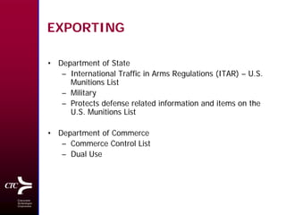 Slide Show Export Compliance - Property