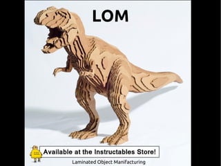 LOM
Laminated Object Manifacturing
 