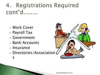    Work Cover
   Payroll Tax
   Government
   Bank Accounts
   Insurance
   Directories/Association
    s


                              www.lewistaxation.com.au
 