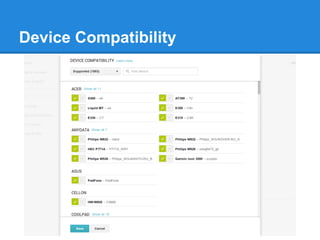 Device Compatibility
 