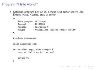 Perkenalan Pemrograman C++ | PDF