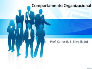 Comportamento Organizacional
Prof. Carlos R. B. Silva (Bidu)
 