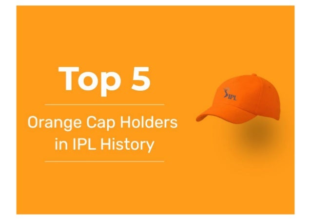 Top 5 Orange Cap Holders in IPL History