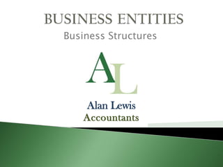 BUSINESSENTITIES Business Structures 