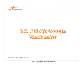 SEO - Tối ưu hóa công cụ tìm kiếm 33
 