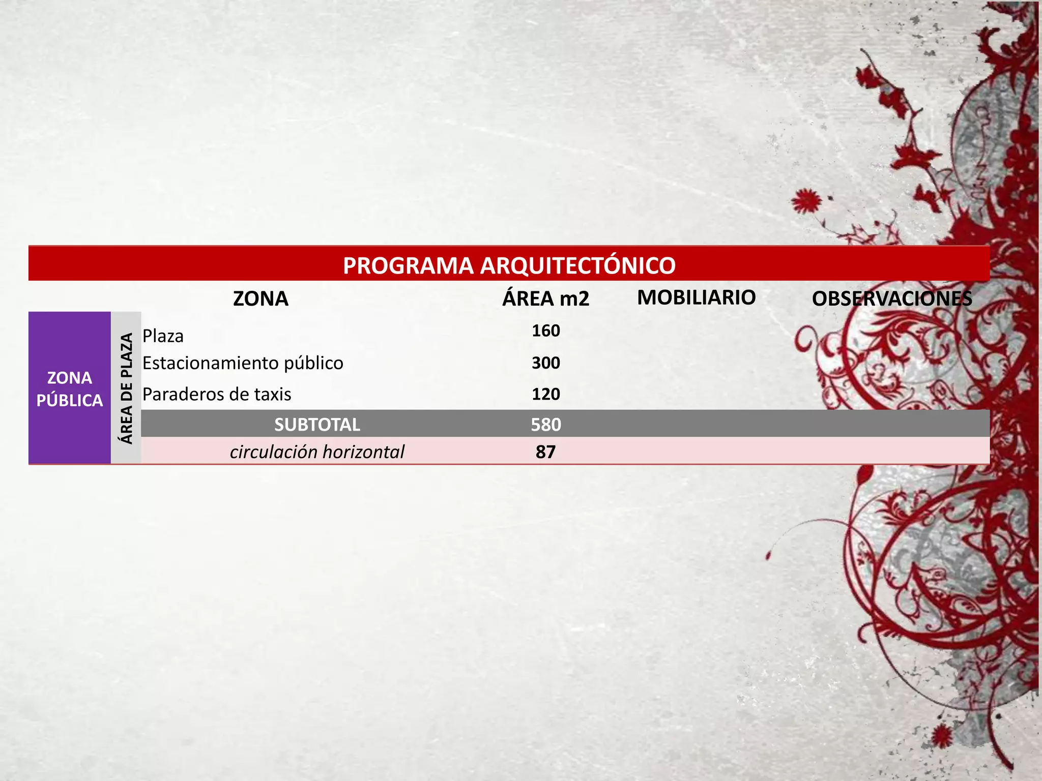 Programa arquitectónico
