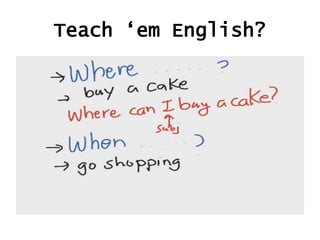 Teach ‘em English?

 