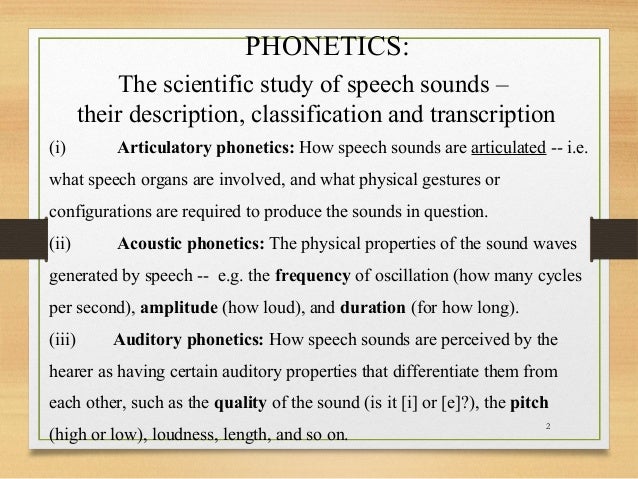 phonetics research topics