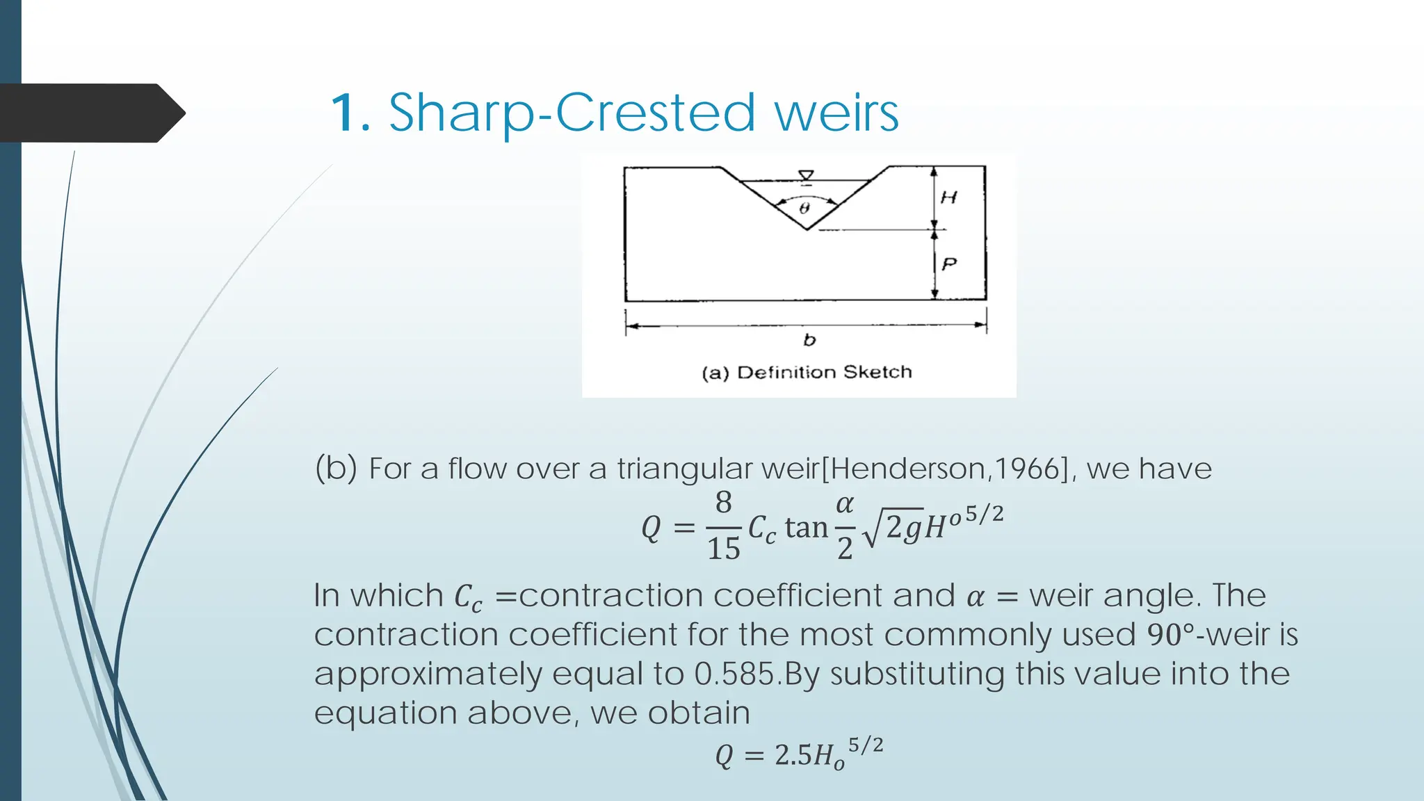 Slide 1 hydraulic structures for civil engineering | PDF