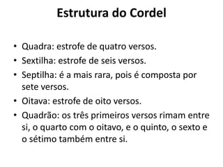 A Literatura de Cordel em Sala (Projeto Pibid 2013) | PPTX