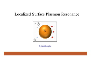 Localized surface plasmon resonance