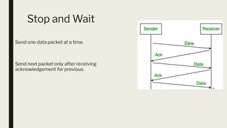 Stop an wait Protocol for TCP/IP Subject | PDF