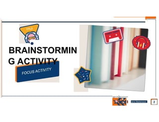 •
BRAINSTORMIN
G ACTIVITY
• Jens Martensson
 