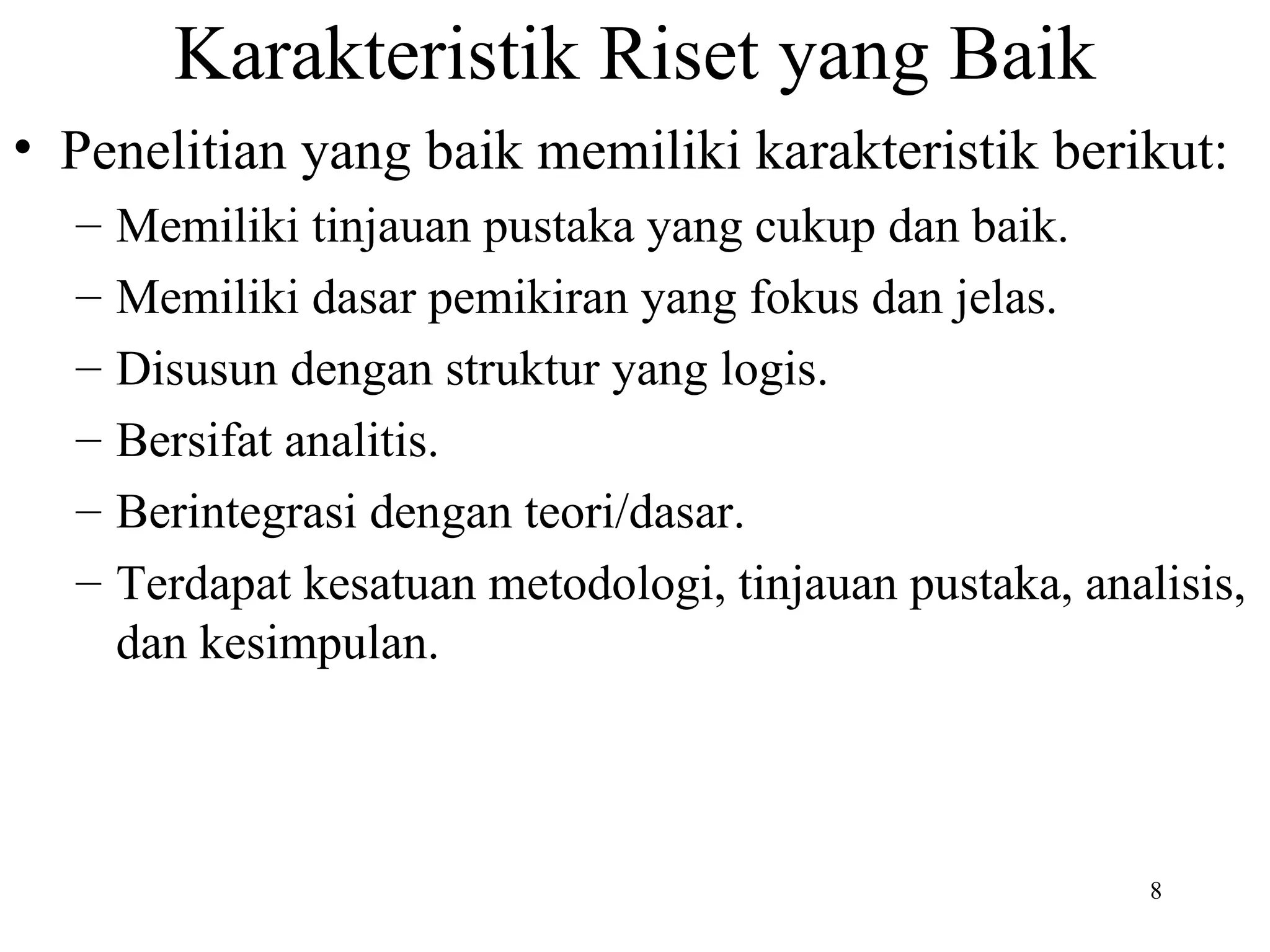 Slide1 jenis riset | PPT