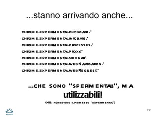 Disponibilità off-line 
