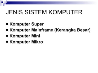 Perkembangan Komputer | PPT