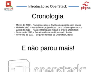 Introdução ao OpenStack | PDF