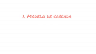 1. Modelo de cascada
 