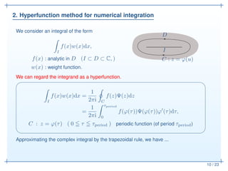 Hyperfunction method for numerical integration and Fredholm integral ...