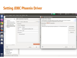 Setting JDBC Phoenix Driver
 