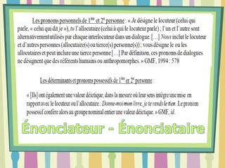 Situation d´énonciation