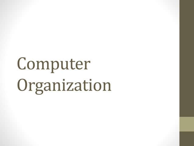 computer organization | PPT