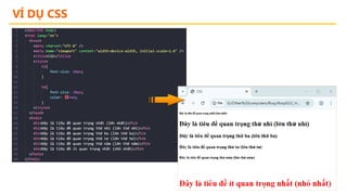 Môn học HTML5 Slide3 - Giới thiệu CSS.pptx