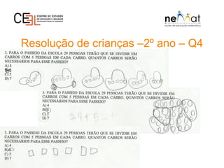 Resolução de crianças –2º ano – Q4
 
