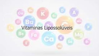 Vitaminas Lipossolúveis
 