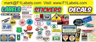 Decals Labels Stickers