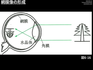 2019.05.15
Takuya KOUMURA
cycentum.com
網膜像の形成
図6-16
 