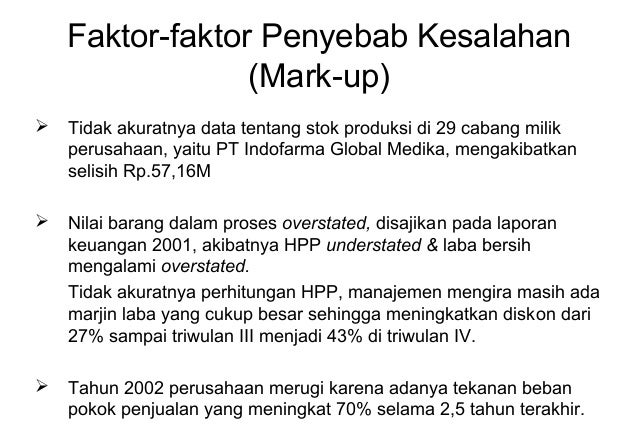 manajemen laba pt indofarma Komite audit indofarma terima keputusan bapepam audit dan komisaris independen pt indofarma tbk, rhenald kasali menyatakan puas permasalahan pada manajemen lama, tutur rhenald karena direksi mengelola. manajemen laba pt indofarma Komite audit indofarma terima keputusan bapepam audit dan komisaris independen pt indofarma tbk, rhenald kasali menyatakan puas permasalahan pada manajemen lama, tutur rhenald karena direksi mengelola.
