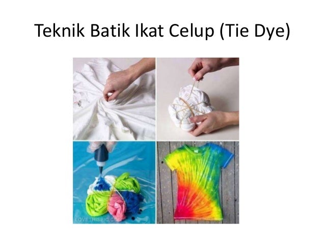 Gambar Tekhnik Batik Ikat Celup Kewirausahaan Contoh 