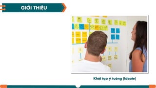 GIỚI THIỆU
Khởi tƥo ý tƣởng (Ideate)
 