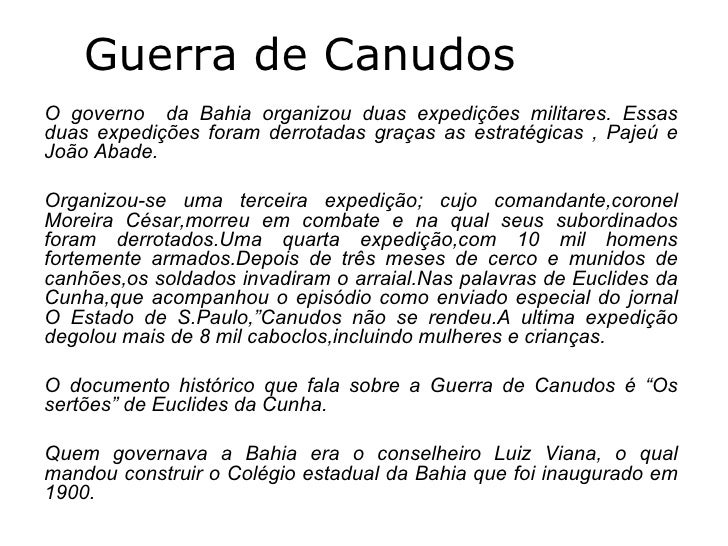 Slide 9 Guerra De Canudos Ivan Cida Lionidio Turma 3n2 Slide 9 Guerra De Canudos Ivan Cida Lionidio Turma 3n2