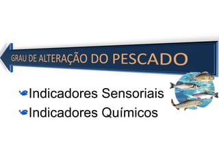Indicadores Sensoriais
Indicadores Químicos
 