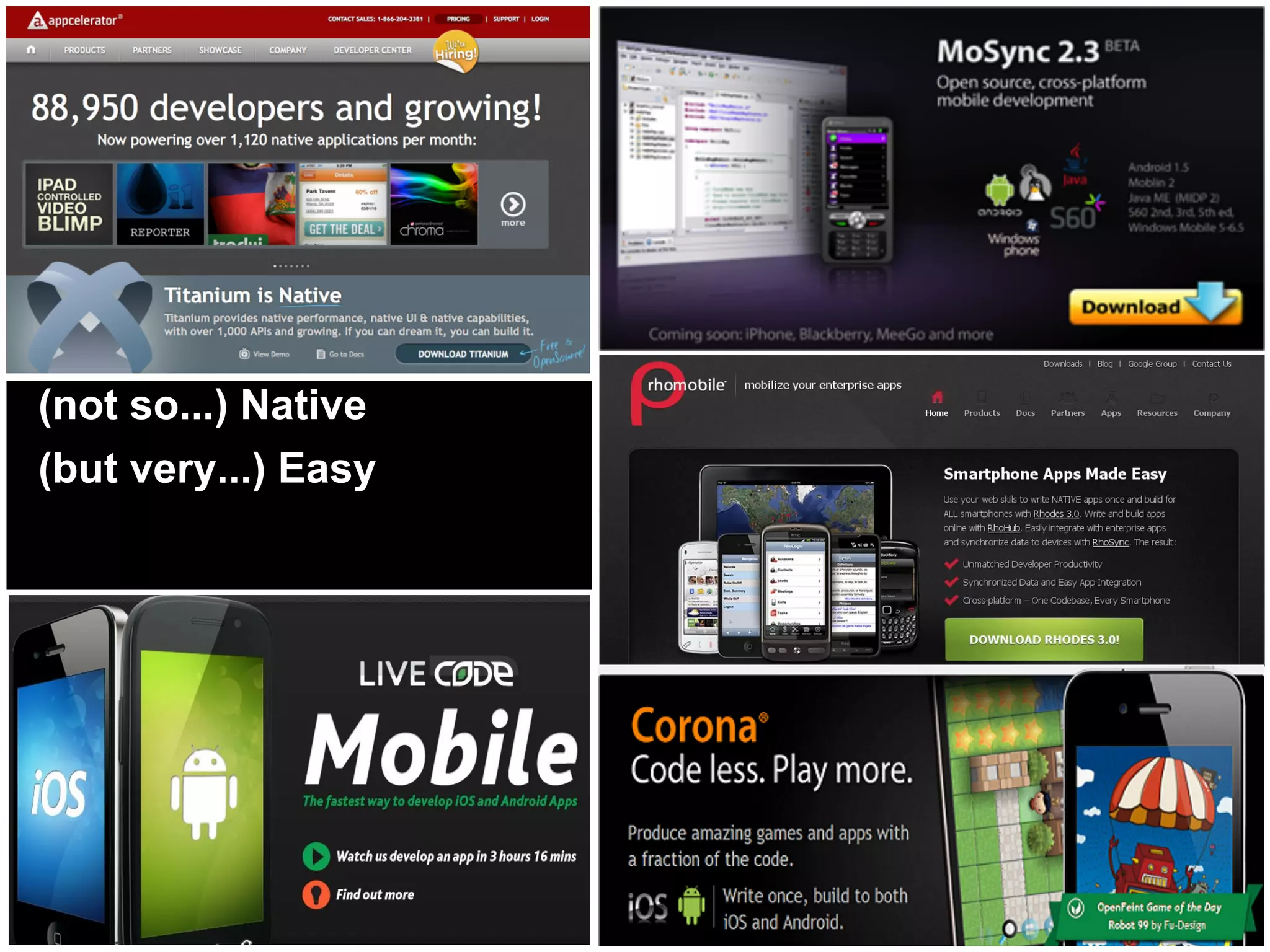 (not so...) Native
(but very...) Easy
 