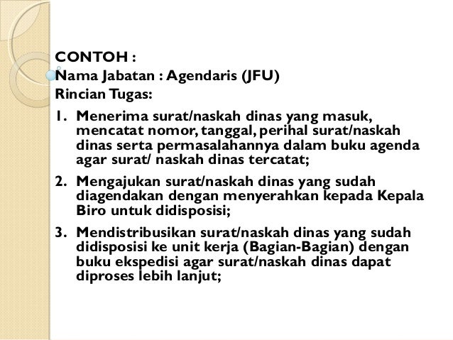 Analisis Jabatan Berdasarkan Permendagri 35 Tahun 2012